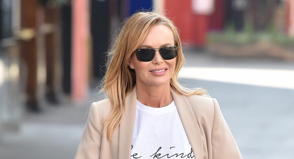 Amanda Holden made the most of the sunny weather on Good Friday(Getty Images)