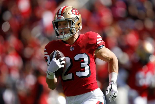Christian McCaffrey and the San Francisco 49ers are favored over the Los Angeles Rams in NFL Week 8.