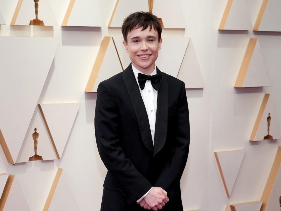 Elliot Page at the 2022 Oscars.