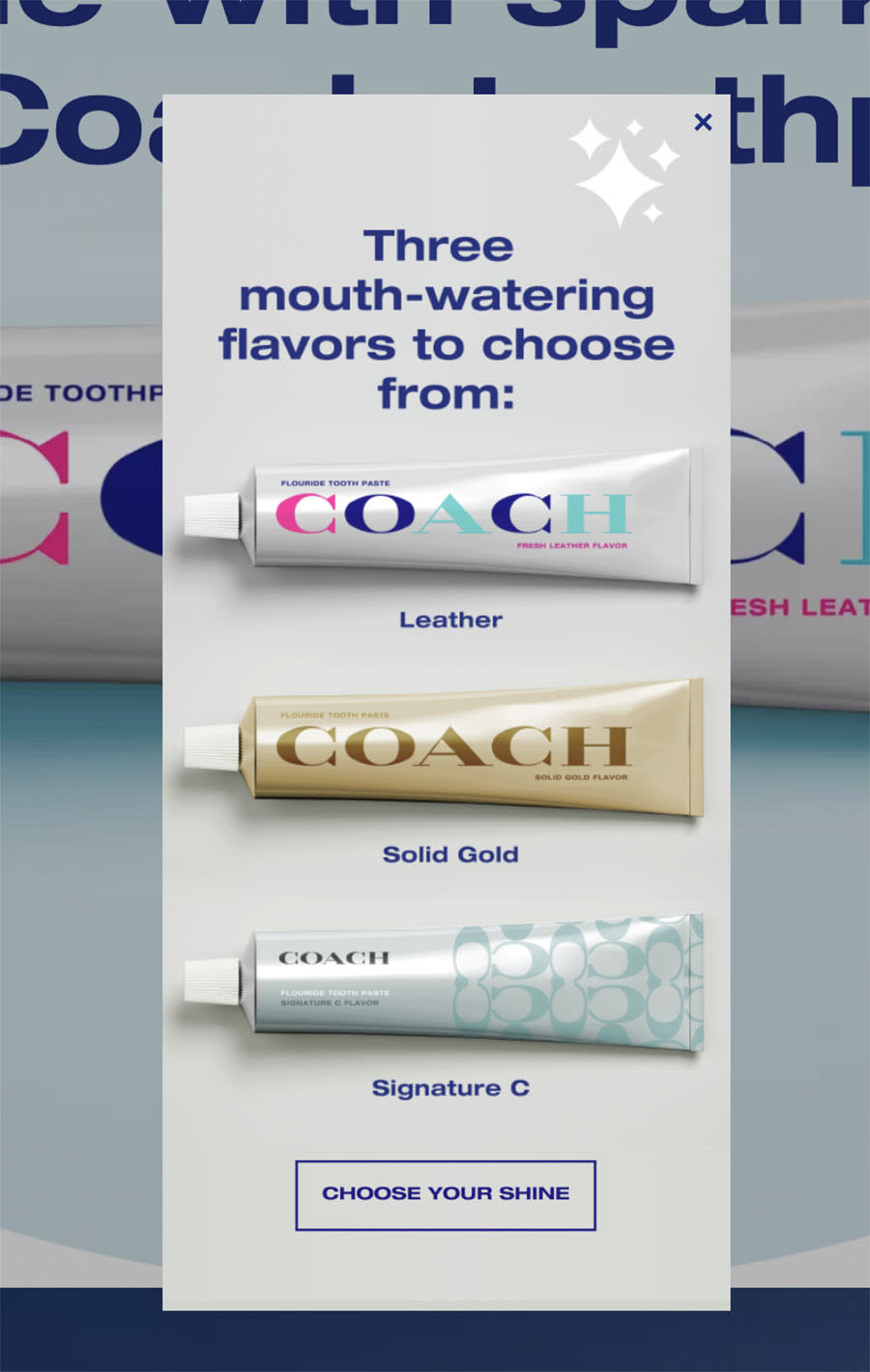 coach toothpaste, coach outlet april fools day