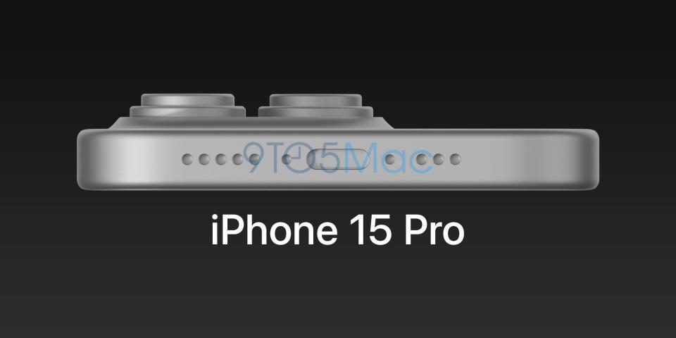 iPhone 15 Pro的背面鏡頭凸起比之前更厚。（圖／翻攝自9to5Mac）
