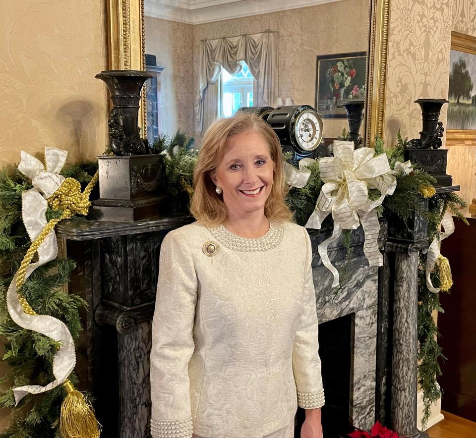 First Lady Donna Edwards is spending her seventh Christmas in the Louisiana Governor's Mansion.