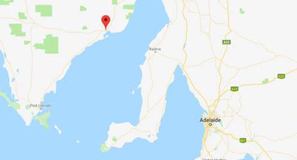 The toddler died in the South Australian town of Cowell, northwest of Adelaide. Source: Google Maps