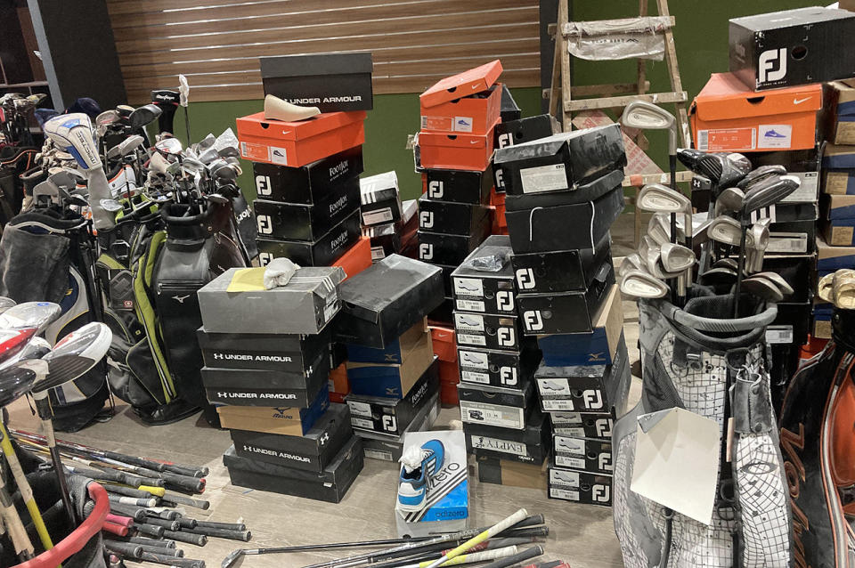 Counterfeit golf equipment