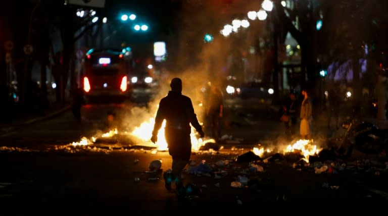 Supporters of Dilma Rousseff have protested against new Brazilian President Michel Temer, clashing with police