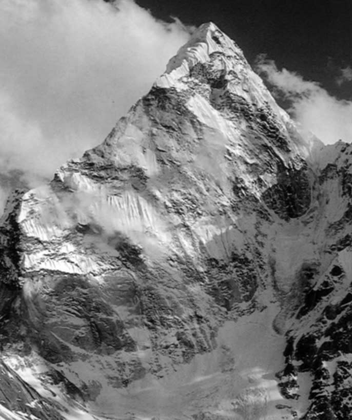 The northwest face of Ama Dablam.