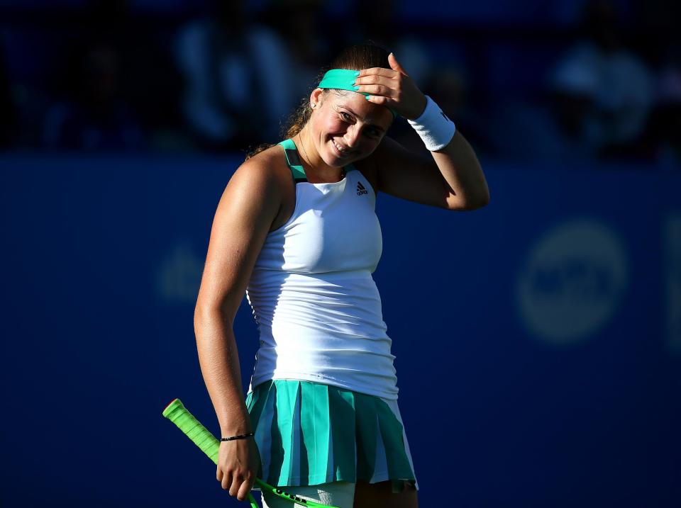 Ostapenko felt the weight of expectation (Getty)
