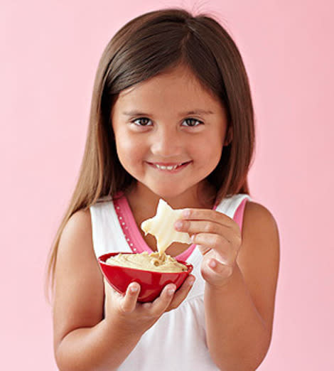 Girl with food