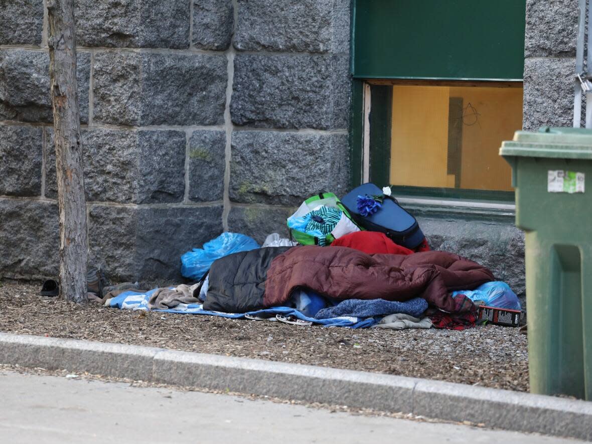 There has been an increase in visible homelessness in Quebec City during the pandemic, according to experts Éric Boulay and Benoît Côté. (Dominic Martel/Radio-Canada - image credit)