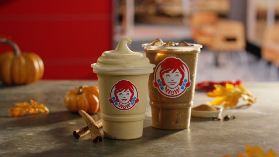 Wendy’s new Pumpkin Spice Frosty and Pumpkin Spice Frosty Cold Brew available Sept. 12. (Courtesy Photo/Wendy’s)