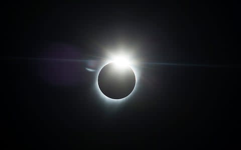 solar eclipse  - Credit: AP