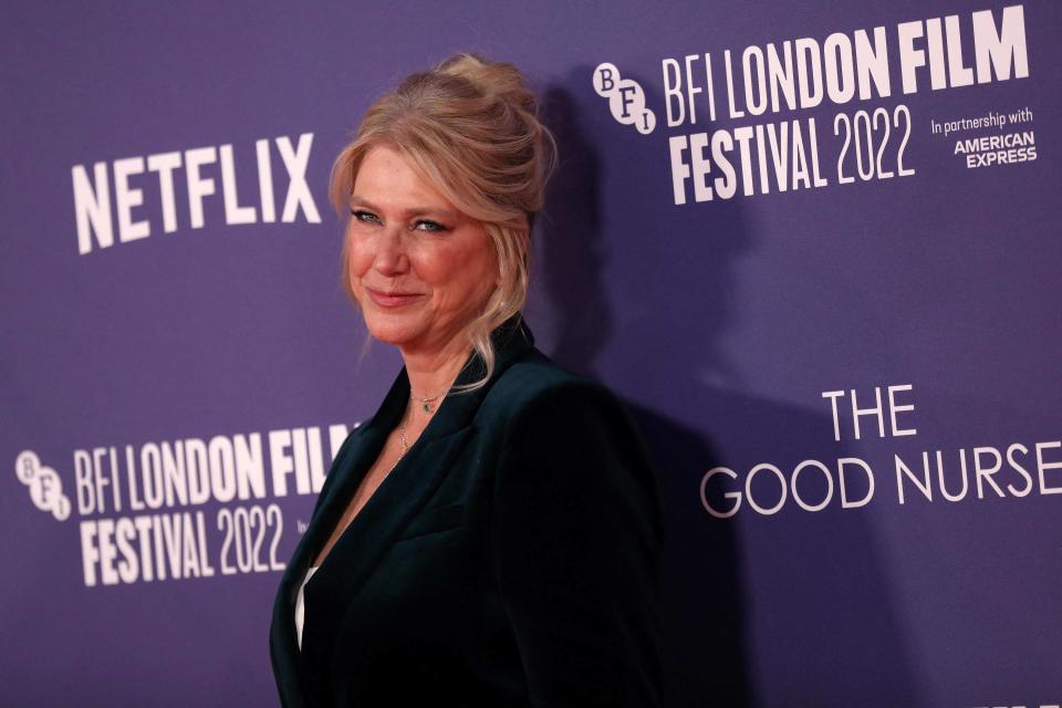 Amy Loughren at the London premiere of "The Good Nurse" earlier this month.