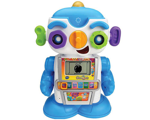 <b>VTech Gadget the Robot, £39.99, 3 years+</b><br><br> An educational toy that really is fun for little ones, Gadget teaches numbers, letters, objects and music and plus he’s a great dancer!