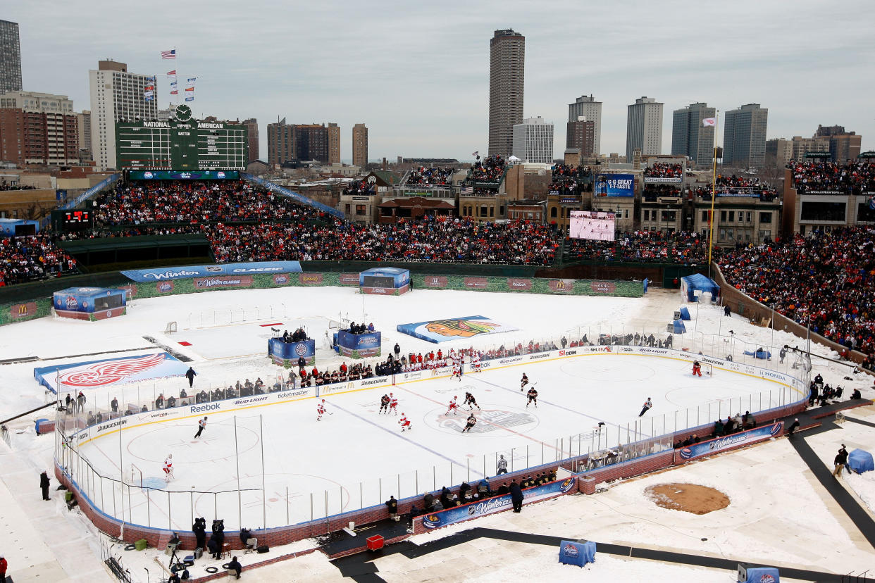 The Red Wings and Blackhawks faced each other in the 2009 Winter Classic