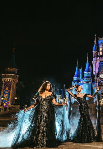 <p>Claire Celeste</p> Disney's Villains-inspired wedding collection