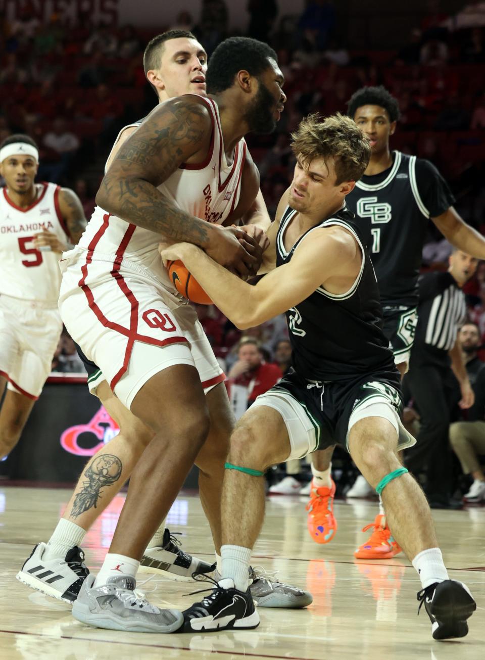 UWGB's Preston Ruedinger missed a game against Robert Morris on Sunday with an injury but is expected back against Detroit on Thursday.