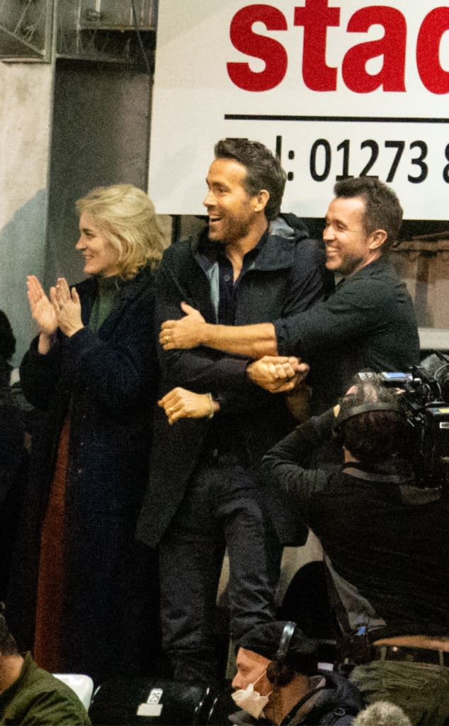 Ryan Reynolds, Rob McElhenney, Felicity Blunt, Wrexham football club