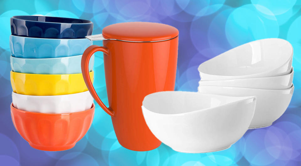 Sweese plates, bowls, and tea infusers are Amazon fan favorites. (Photo: Amazon)