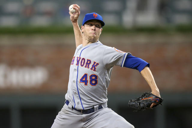 Jacob deGrom New York Mets Jerseys, Jacob deGrom Shirt, Mets Allen Iverson  Gear & Merchandise