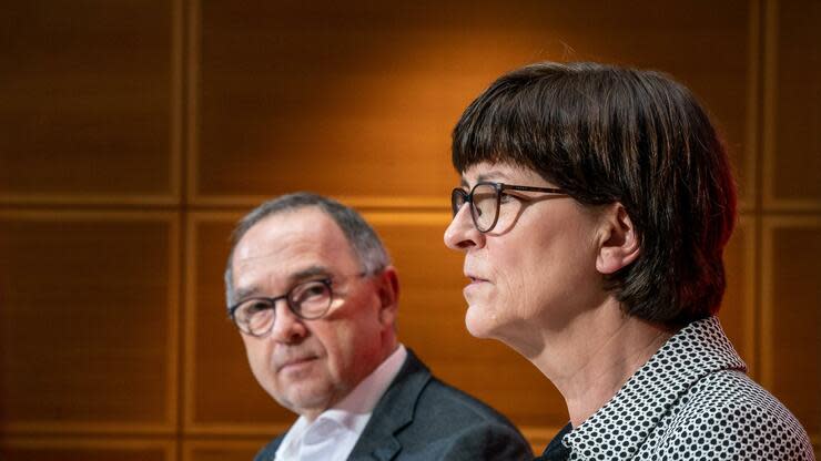 Walter-Borjans und Esken sind seit Dezember Vorsitzende der SPD. Foto: dpa