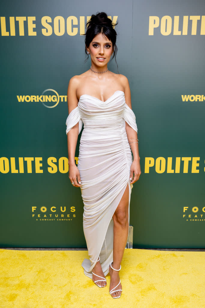 NEW YORK, NEW YORK - APRIL 24: Ritu Arya attends the "Polite Society" New York screening at Metrograph on April 24, 2023 in New York City. (Photo by Roy Rochlin/Getty Images)