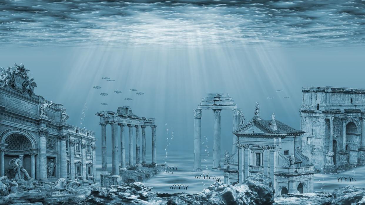 ruins of the atlantis civilization underwater ruins