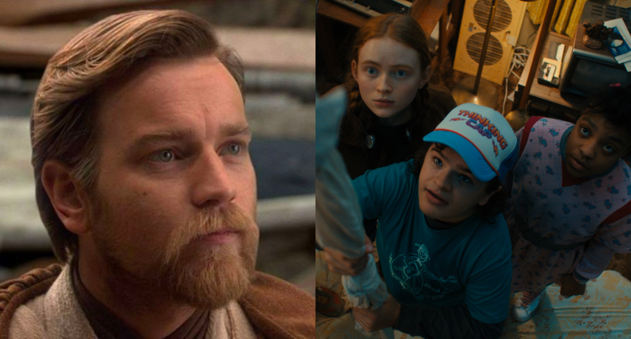 Ewan McGregor stars as Obi-Wan Kenobi in the new Disney+ series, and Stranger Things season 4 returns to Netflix.