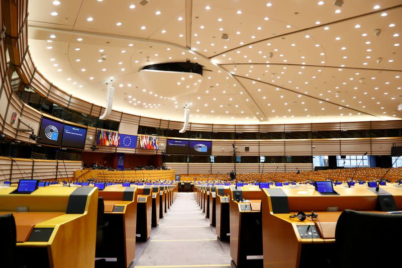 Plenary session at the European Parliament in Brussels