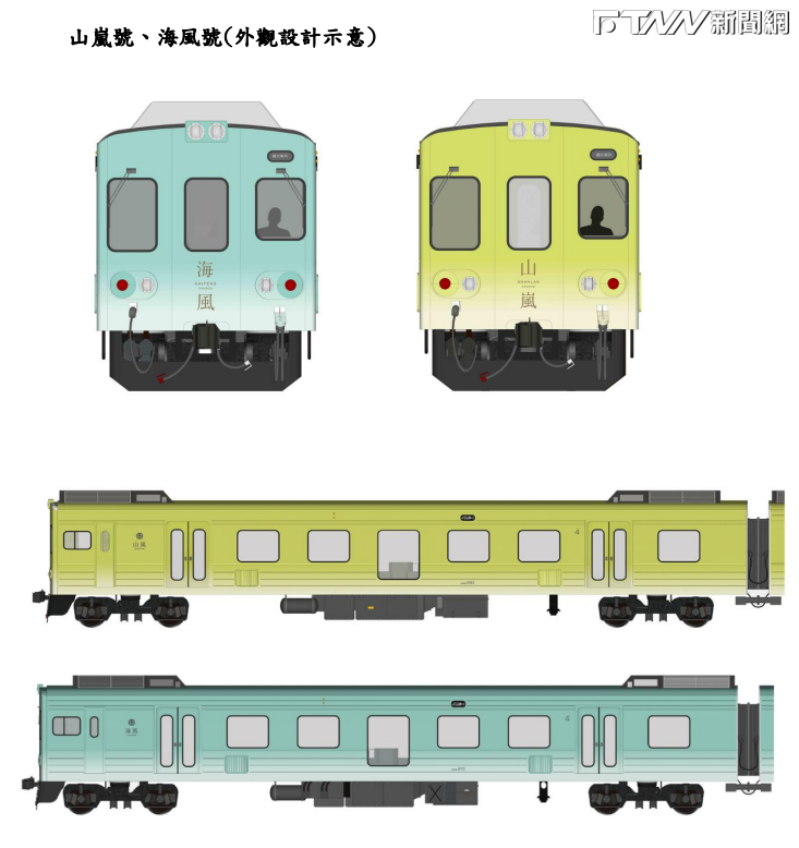 台鐵全新推出「海風號及山嵐號列車」主打奢華輕旅行方式，帶動鐵道觀光旅遊新氣象。（圖／台鐵公司）