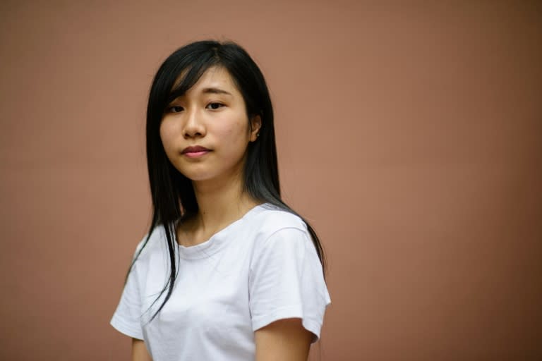 Hong Kong student Chau Ho-oi, aged 20, works with pro-democracy party Demosisto and was the youngest protester arrested during the Umbrella Movement rallies in 2014