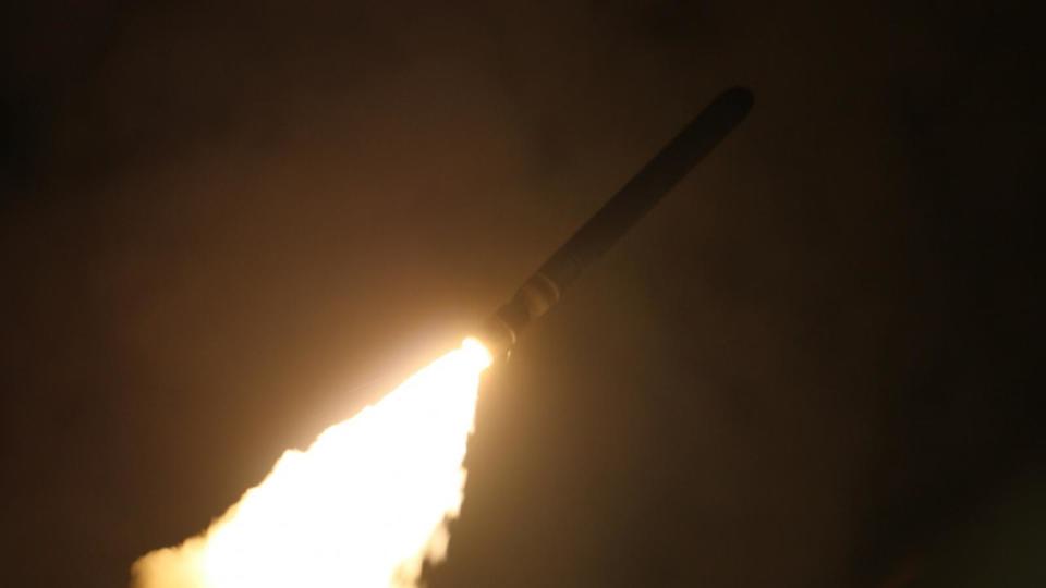 PHOTO: USS Laboon Fires A Tomahawk Land Attack Missile (Smith Collection/Gado/Getty Images, FILE)