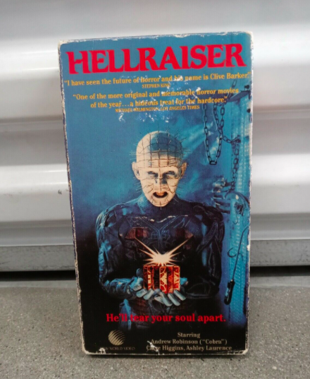 hellraiser vhs