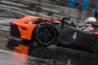 <p>It has been a decade since we last checked in on the racy <a rel="nofollow noopener" href="https://www.caranddriver.com/reviews/a16580210/ktm-x-bow-specialty-file/" target="_blank" data-ylk="slk:KTM X-Bow;elm:context_link;itc:0;sec:content-canvas" class="link ">KTM X-Bow</a> (pronounced "crossbow"). Back in 2009, we lapped the Austrian company's X-Bow at our annual Lightning Lap test at Virginia International Raceway, <a rel="nofollow noopener" href="https://www.caranddriver.com/features/a15387935/lightning-lap-2009/" target="_blank" data-ylk="slk:where it turned in a solid 2:52.3 lap time;elm:context_link;itc:0;sec:content-canvas" class="link ">where it turned in a solid 2:52.3 lap time</a>, thanks in part to its 237 horsepower having to motivate only 1812 pounds. Since then, KTM has sold 1200 of the carbon-fiber track cars, but up until last year you couldn't have had one on U.S. soil.</p>