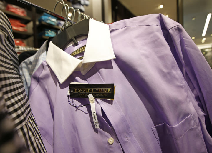 Shirts are among the products made abroad by the Trump Organization. (Photo: Kathy Willens/AP)