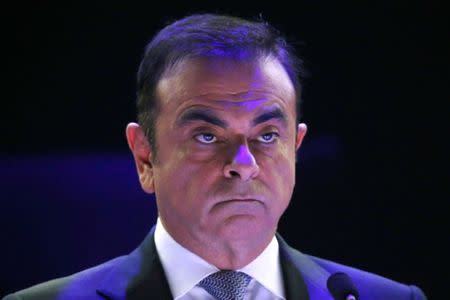 Carlos Ghosn, Chairman and CEO of the Renault-Nissan Alliance, attends the company's annual shareholder meeting in Paris April 30, 2013. REUTERS/Charles Platiau/File Photo