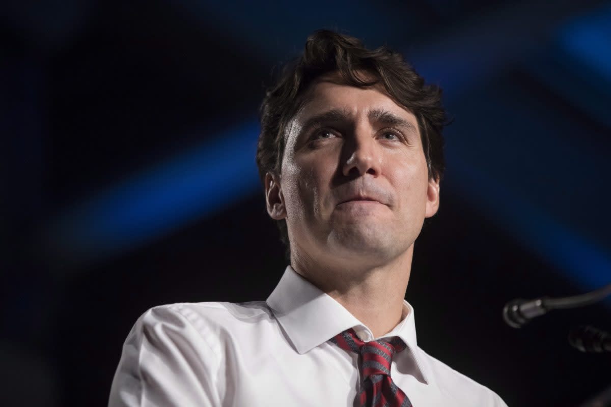 Prime Minister Justin Trudeau speaks at an event on Dec. 2. Photo from The Canadian Press