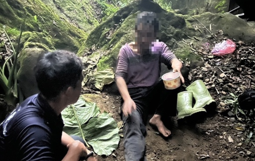 台中男失蹤10天 受困南投鳳凰山區獲救（圖／中央社）