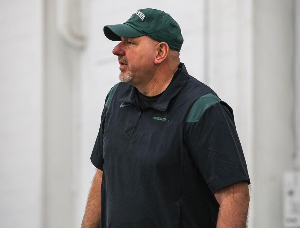 New Michigan State football offensive line coach Jim Michalczik spent the past six seasons at Oregon State, where he worked under new Spartans coach Jonathan Smith and along with MSU transfer offensive lineman Tanner Miller.