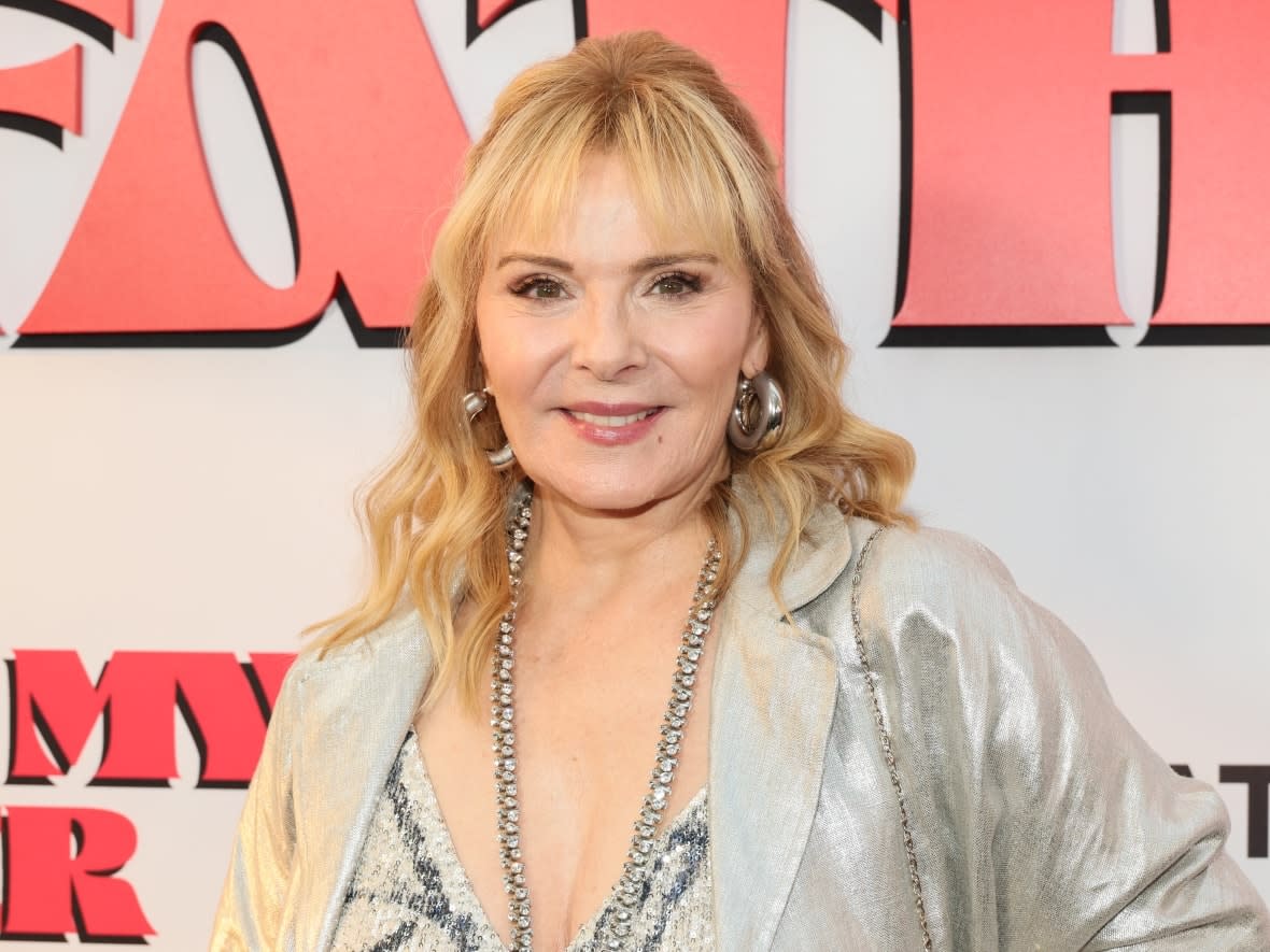 Kim Cattrall attends the About My Father premiere at SVA Theater on May 9 in New York City. Max, formerly HBO Max, has confirmed that Cattrall will reprise her Sex and the City role of Samantha in a cameo during the new season of the show's reboot, And Just Like That. (Dia Dipasupil/Getty Images - image credit)