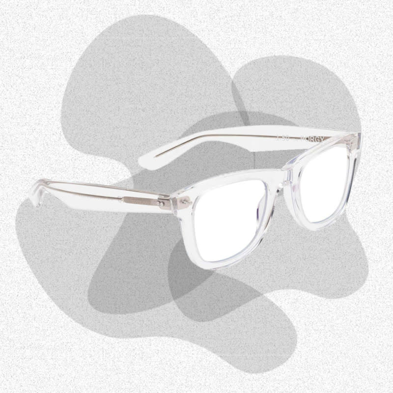 <p>Courtesy of Caddis</p>Best clear frame reading glasses<p>Can a pair of men’s reading glasses evoke a sense of rock ‘n roll cool? These bio-based acetate frames from Caddis say yes. The anti-reflective, scratch-resistant coating and seven-barrel industrial hinges mean they’re plenty tough for life on the road, while the clear finish shows off the metal internals for a look that’s simultaneously industrial and polished. Rock (and read) on.</p><p>[$130; <a href="https://go.skimresources.com?id=106246X1712071&xs=1&xcust=mj-bestreadingglasses-cleblanc-081023-update&url=https%3A%2F%2Fcaddislife.com%2Fcollections%2Feye-appliances%2Fproducts%2Fporgy-backstage-gloss-vodka%3Fvariant%3D42166930735292" rel="noopener" target="_blank" data-ylk="slk:caddislife.com;elm:context_link;itc:0;sec:content-canvas" class="link ">caddislife.com</a>]</p>