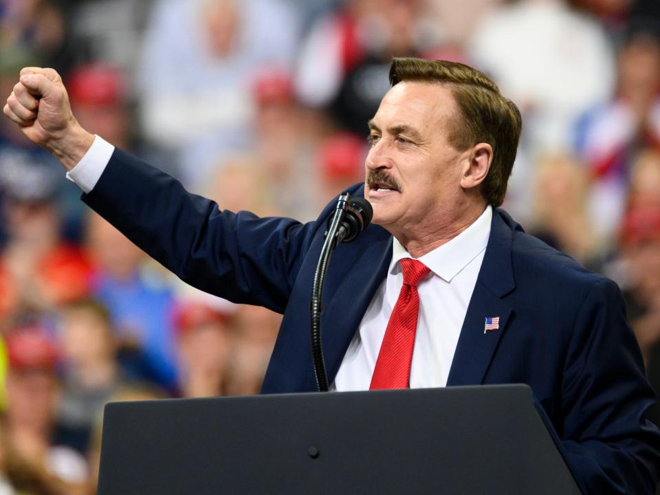 Mike Lindell, CEO of My Pillow  outlined how Trump supporters should work to pressure the electoral college to undermine the election result in GeorgiaGetty Images