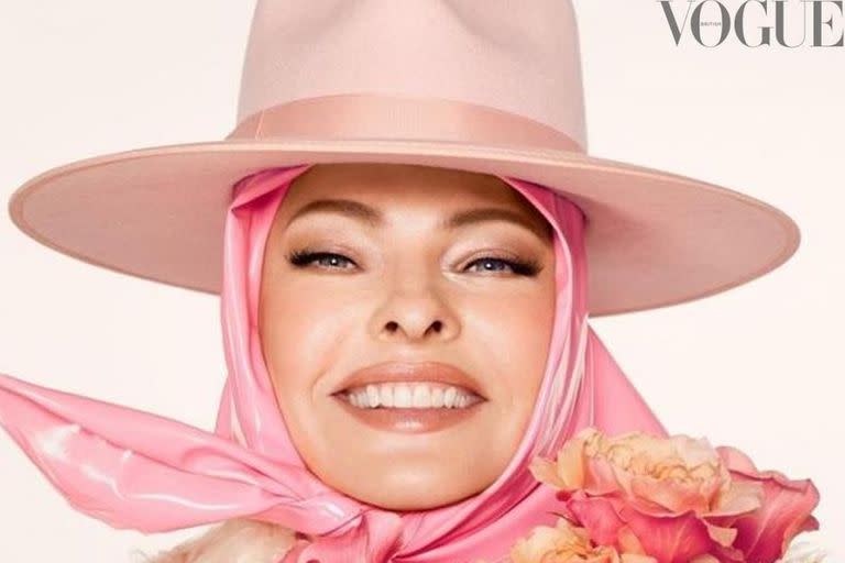 Linda Evangelista, en la tapa de Vogue