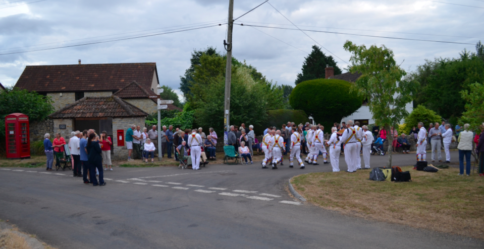 <em>The small patch of land in Beercrocombe near Taunton in Somerset is only 170 sq m and has been lovingly maintained by villagers for centuries (SWNS)</em>