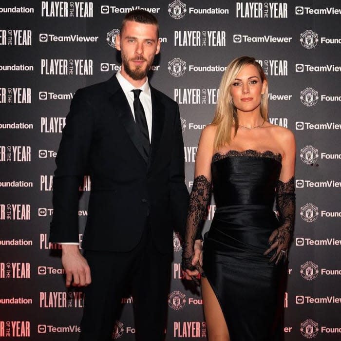 Edurne y David de Gea