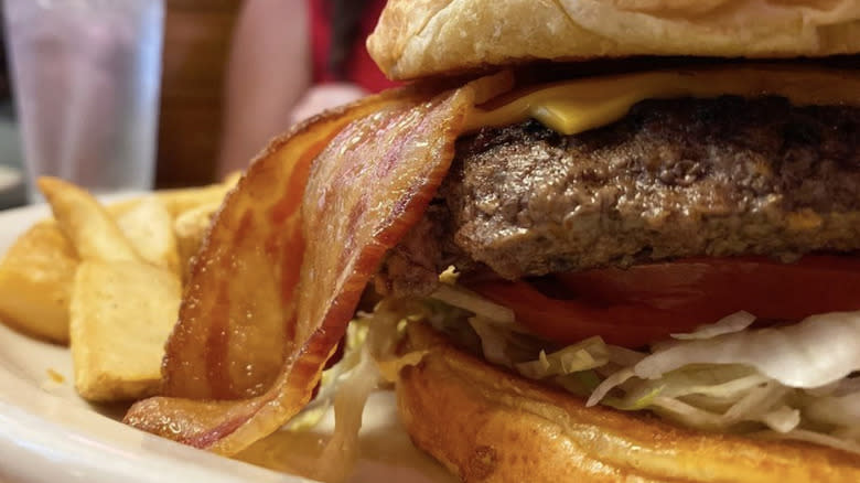 bacon burger from Texas Roadhouse