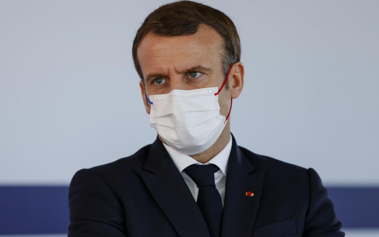 Emmanuel Macron has taken a tough line on the Brexit negotiations - Thomas Samson/Shutterstock