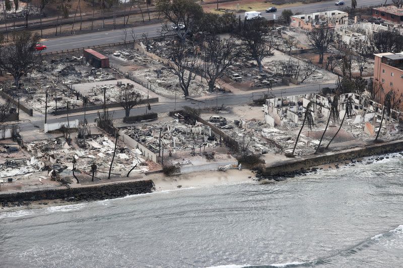 FILE PHOTO: Maui children face grief, destruction as schools start up after wildfire