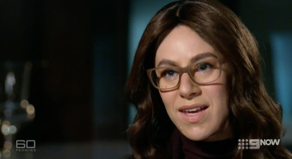Sophie, not her real name, shared her story with 60 Minutes. Source: 60 Minutes