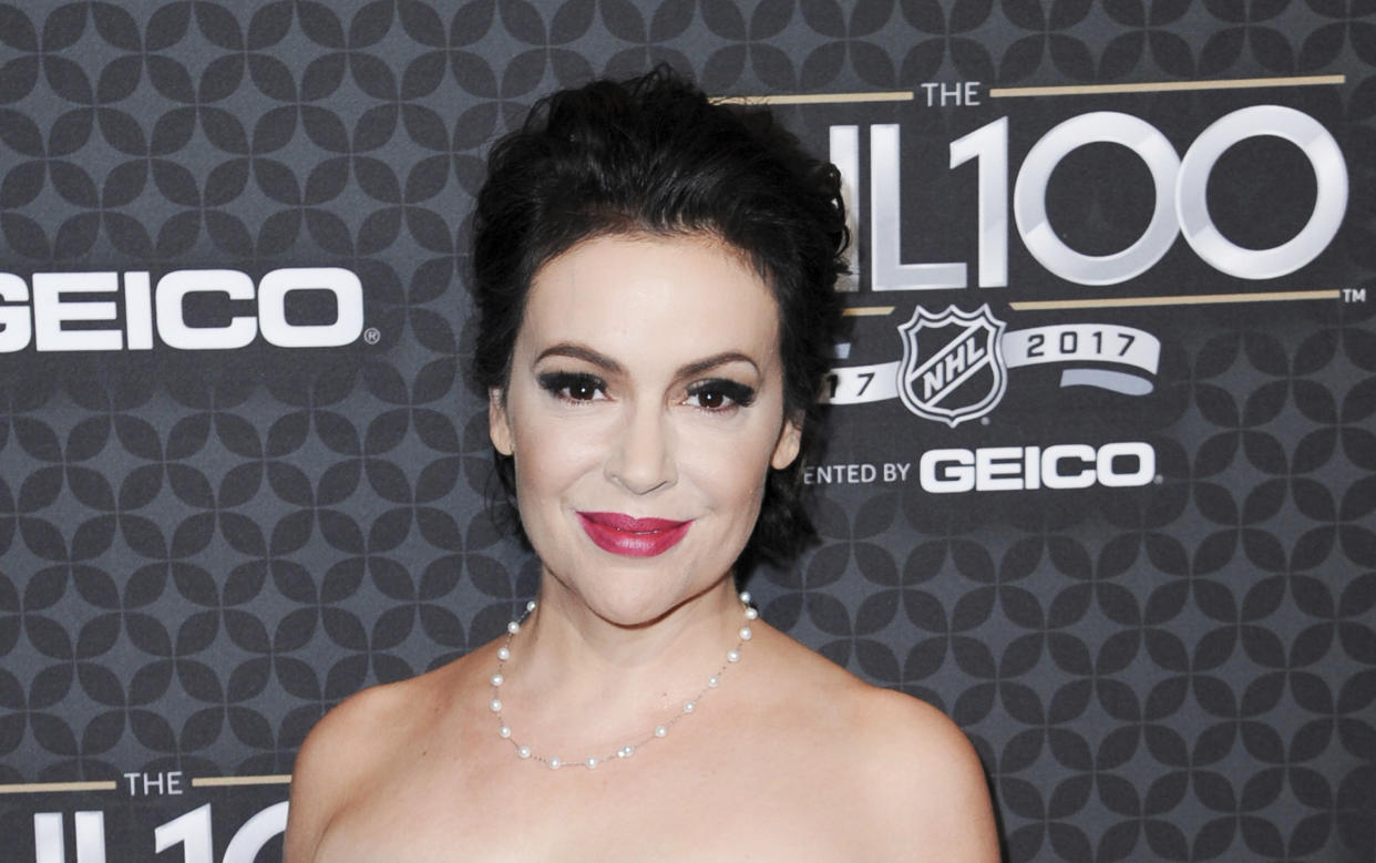 Die US-Schauspielerin Alyssa Milano bewies auf Twitter ihre Schlagfertigkeit. (Bild: AP Photo)