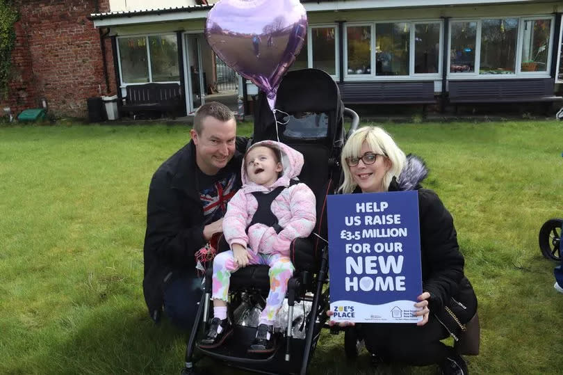 Graham, Claire and Evie Withington